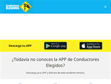 Tablet Screenshot of conductoreselegidos.com